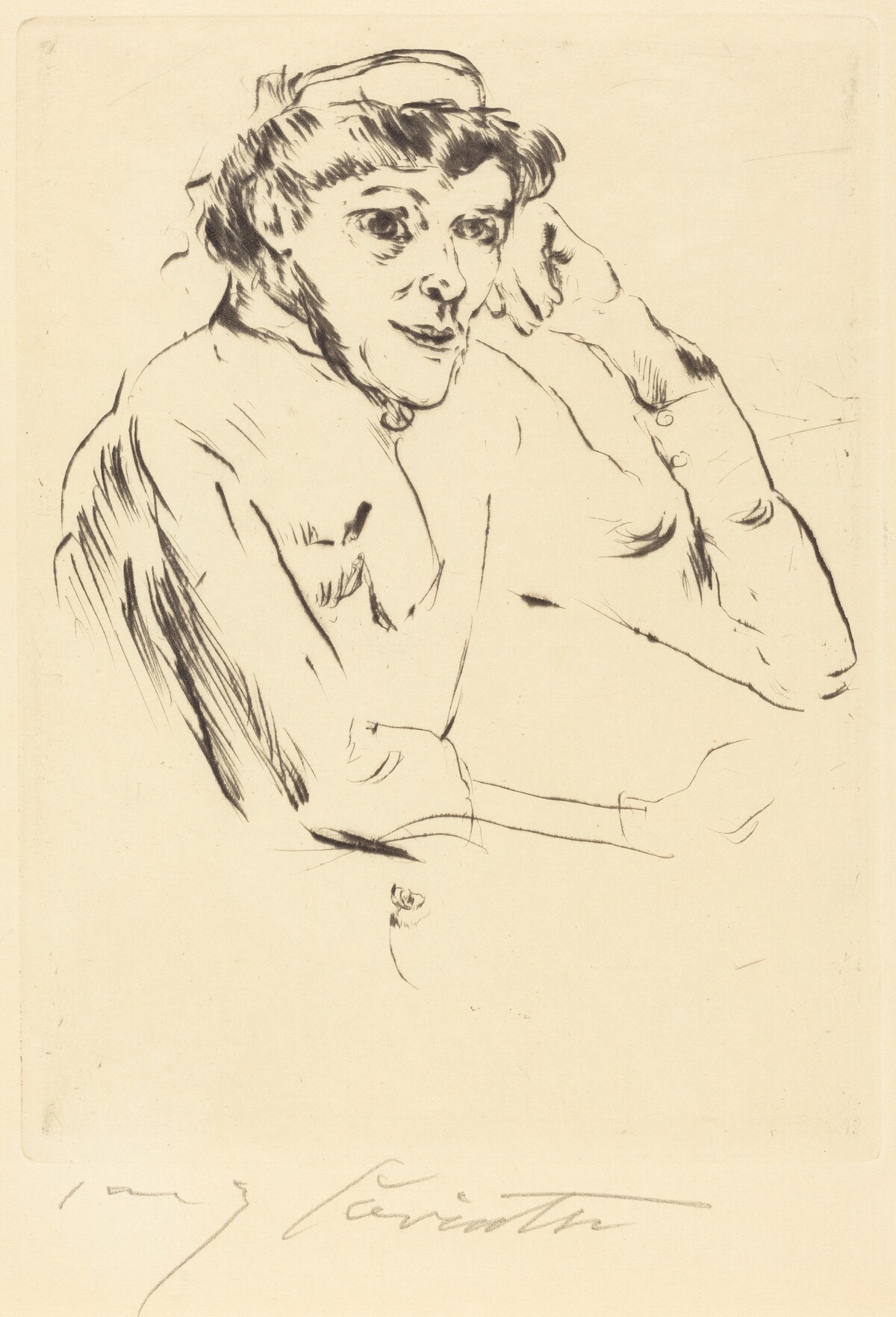 Pflegerin (Nurse) by Lovis Corinth