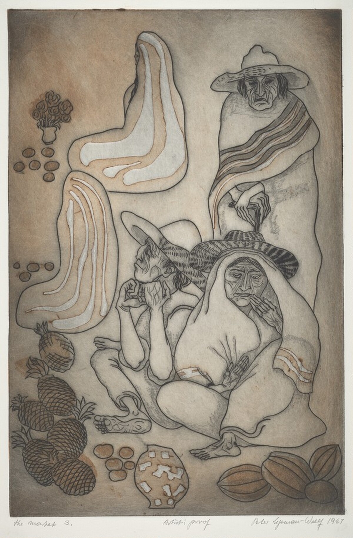 The Market [right side] by Peter Lipman-Wulf