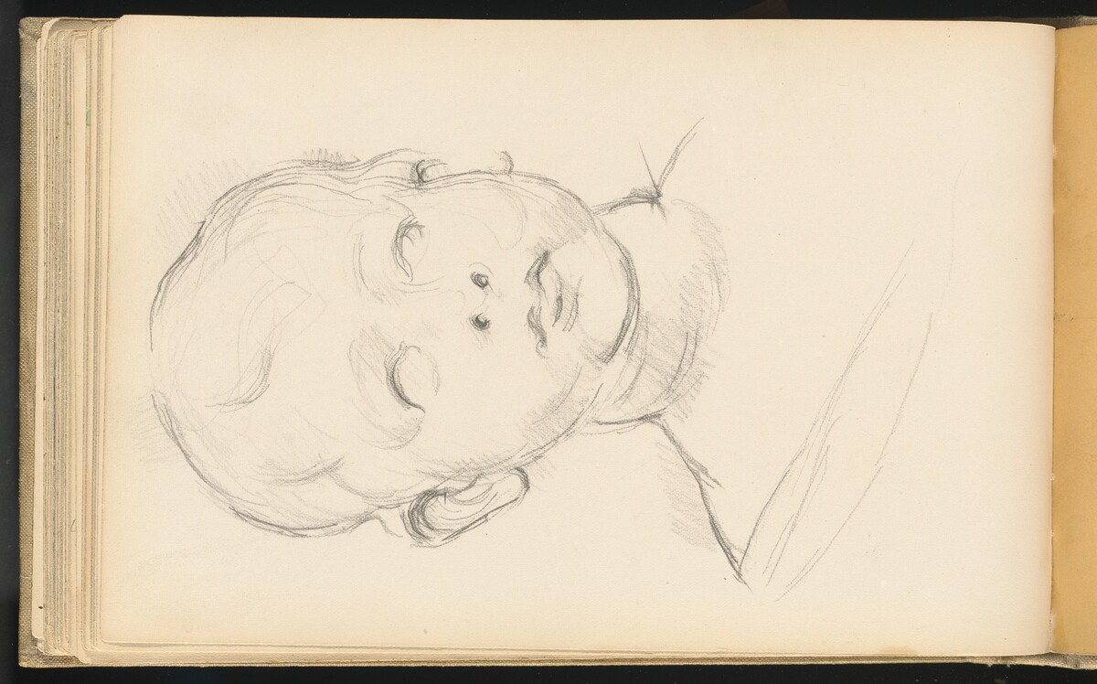 Study of Desiderio da Settignano's "Bust of a Child" by Paul Cezanne