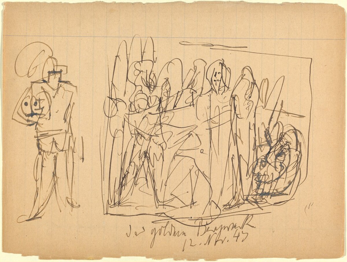 Das Goldene Bergwerk by Max Beckmann