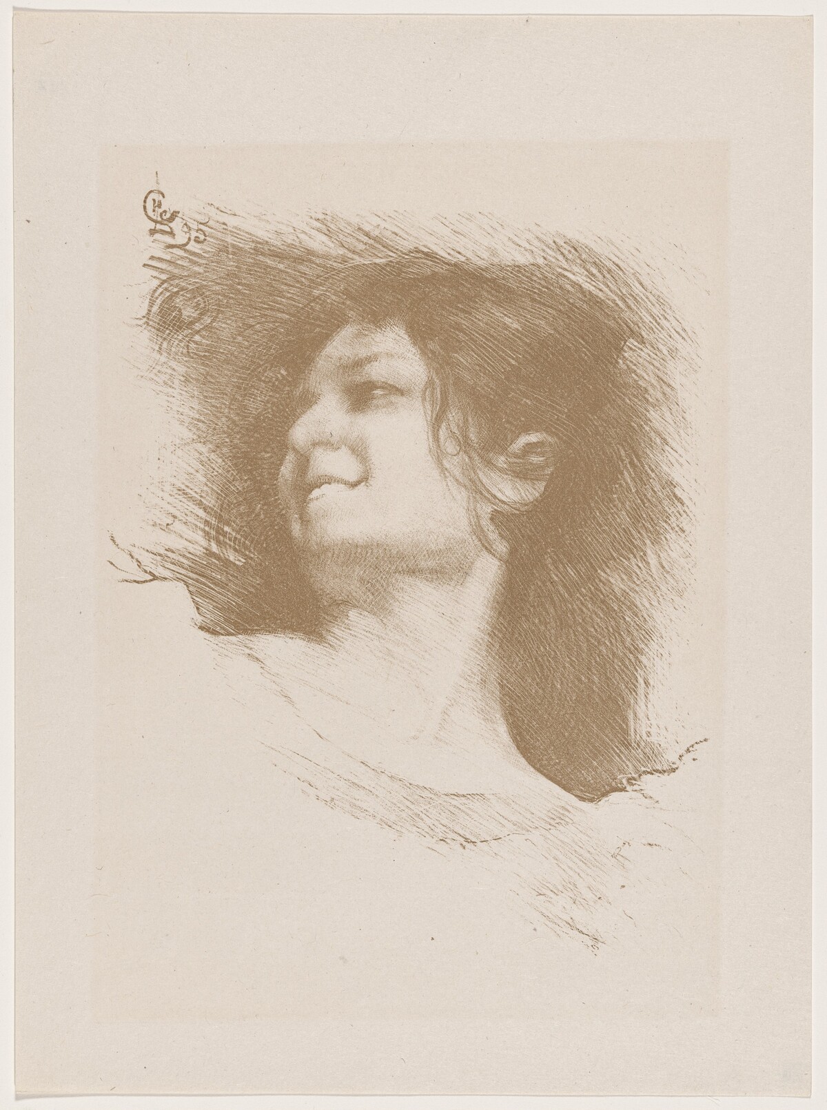 Etude de femme (Study of a Woman) by Lapierre