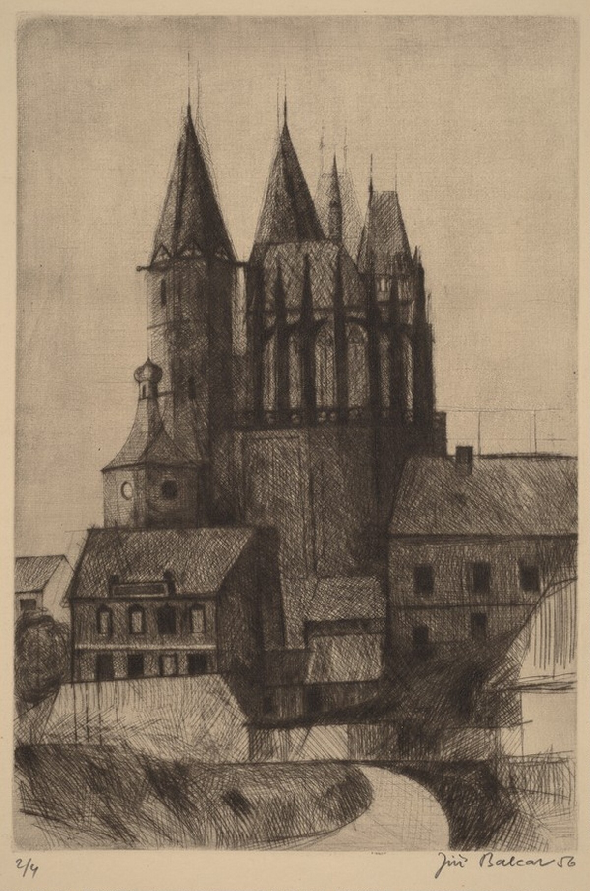 Saint Bartholemew's Church by Jirí Balcar