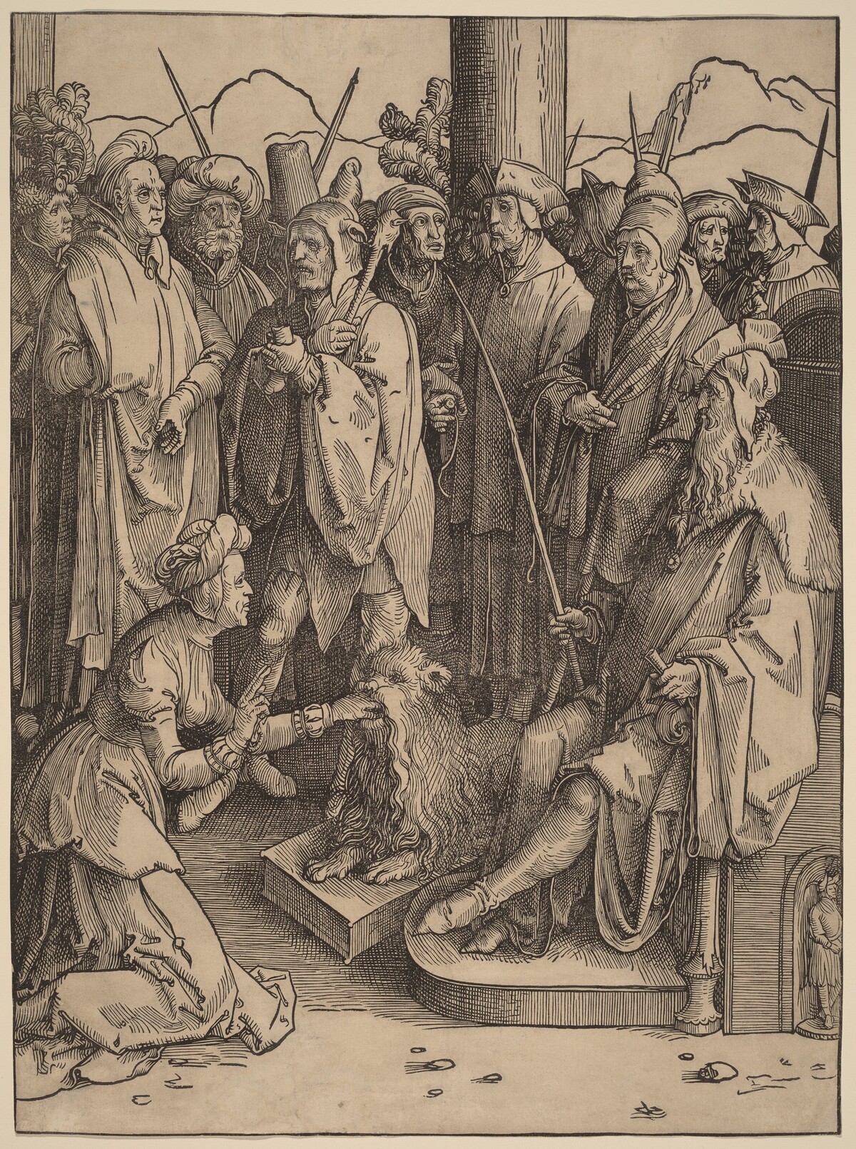 The Mouth of Truth by Lucas van Leyden