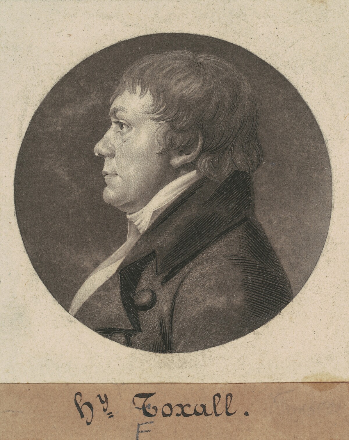Henry Foxall by Charles B. J. Févret de Saint-Mémin