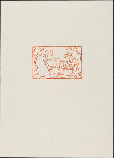 Seventh Eclogue: Thyrsis Milking a Goat (Thyrsis trayant une chevre)