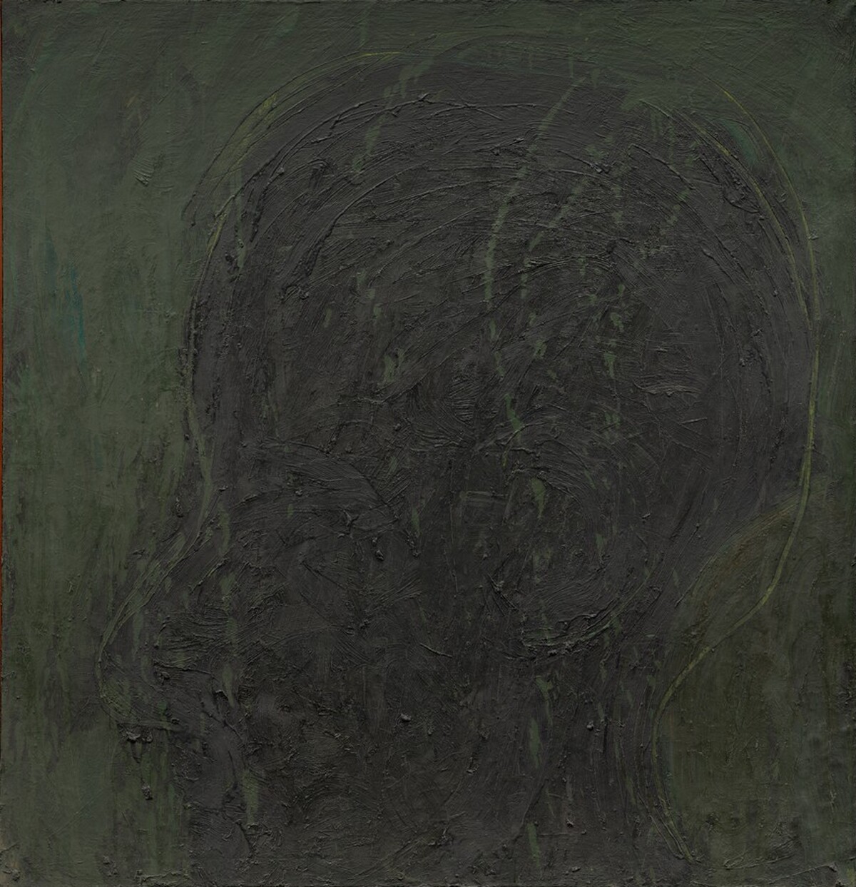 Dark Portrait by Lester Johnson