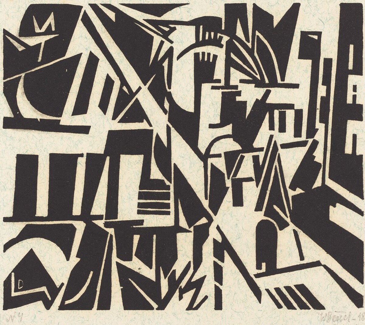 Steile Strasse -- Der Strahl by Walter Dexel