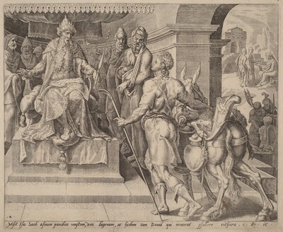 David Bringing Presents from His Father to Saul