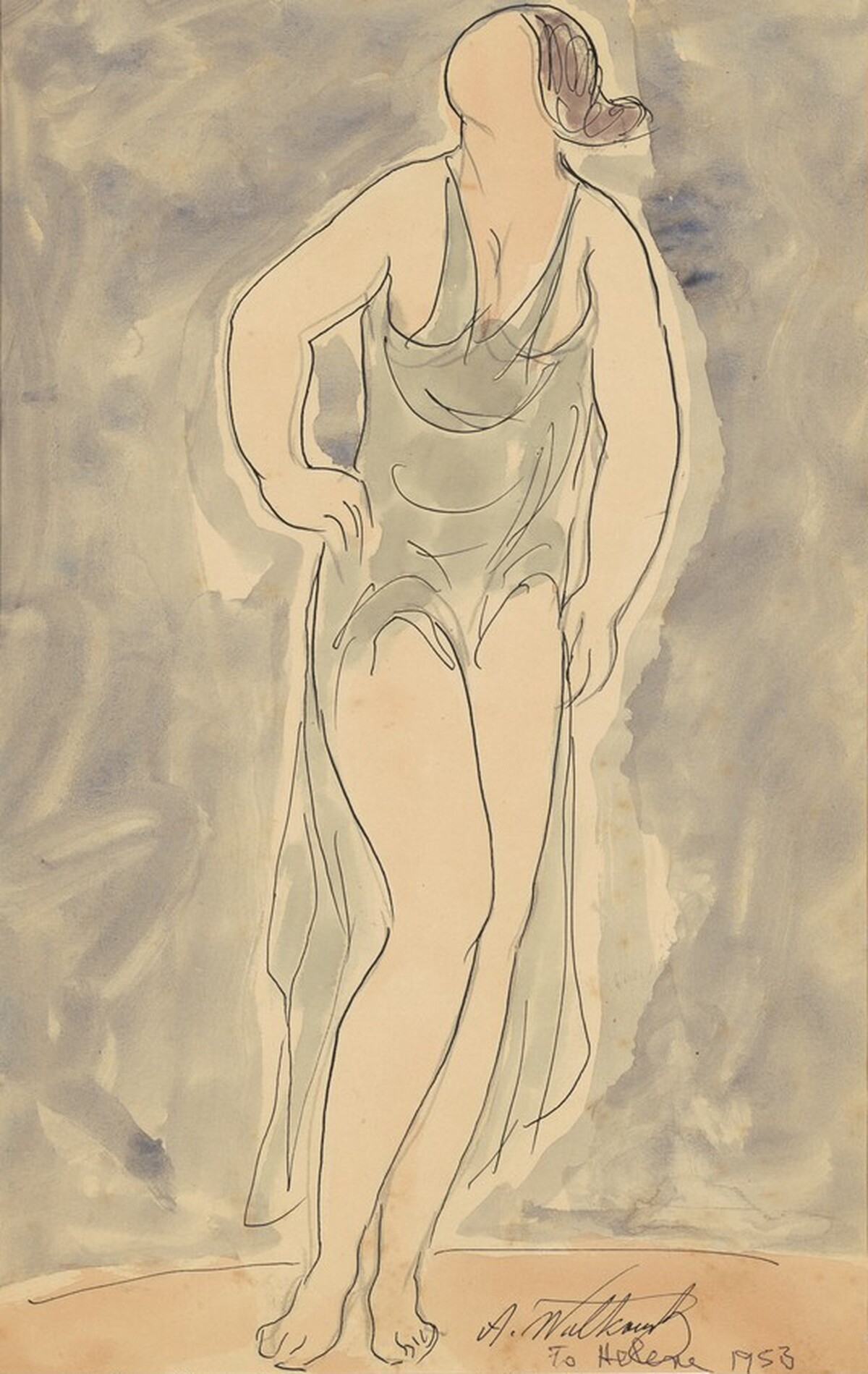 Isadora Duncan by Abraham Walkowitz