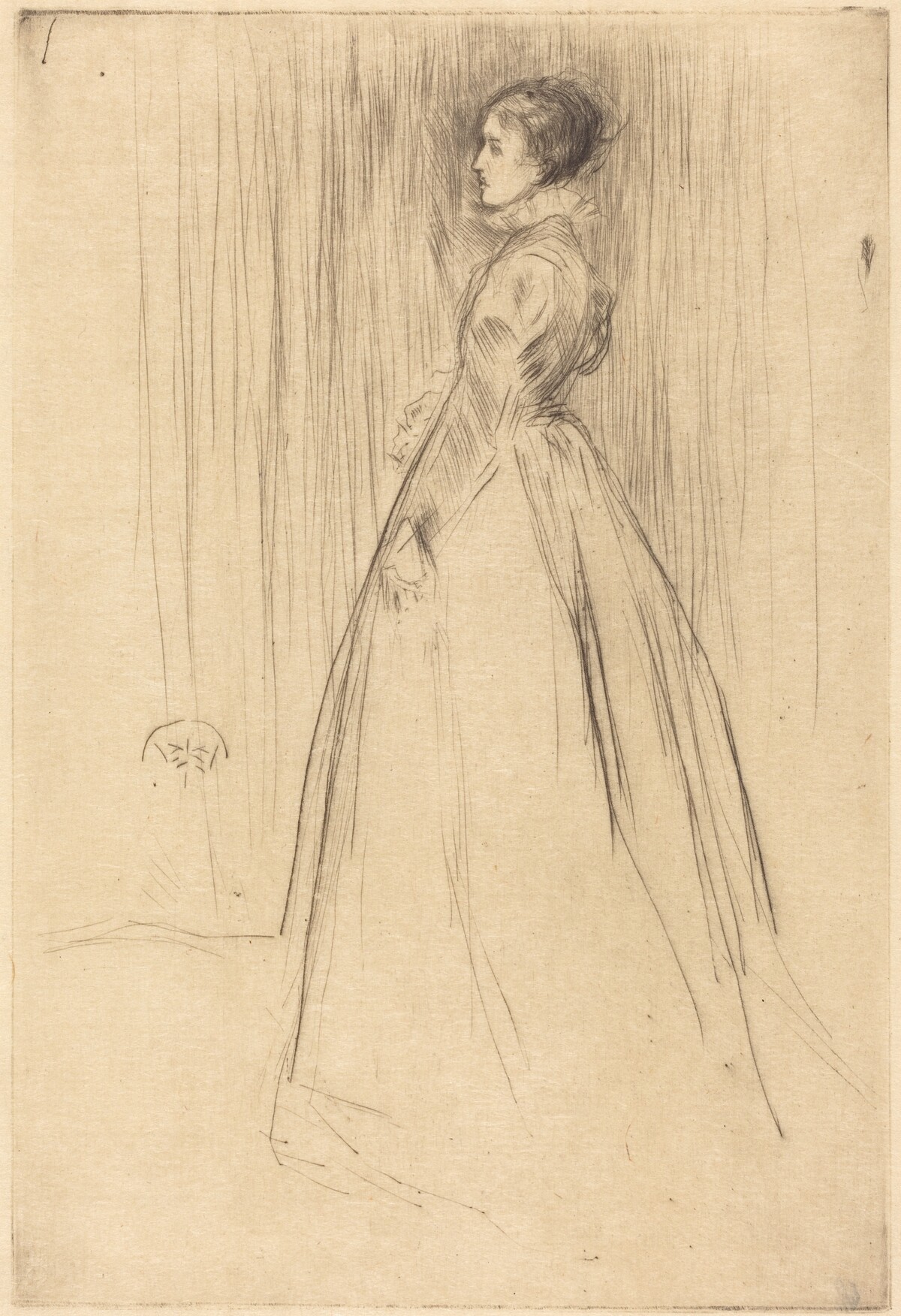 The Velvet Dress by James McNeill Whistler