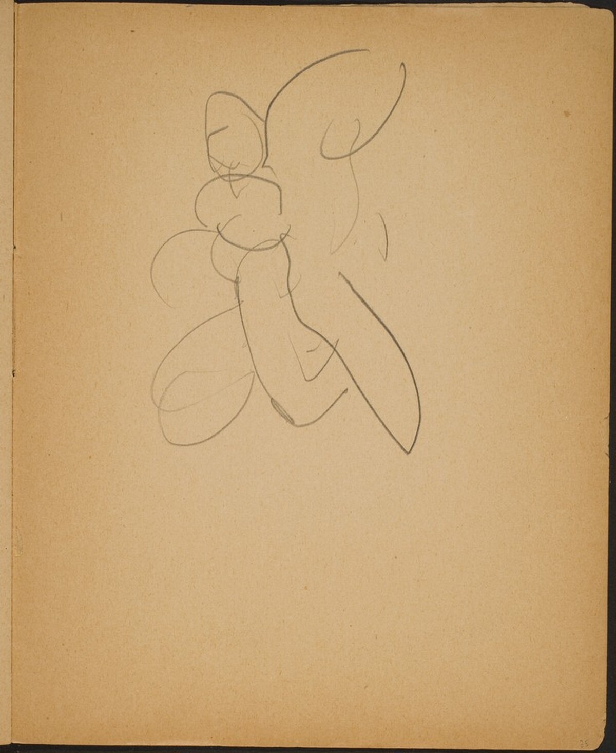 Begonnene Studie (Sketch) [p. 35] by Max Beckmann