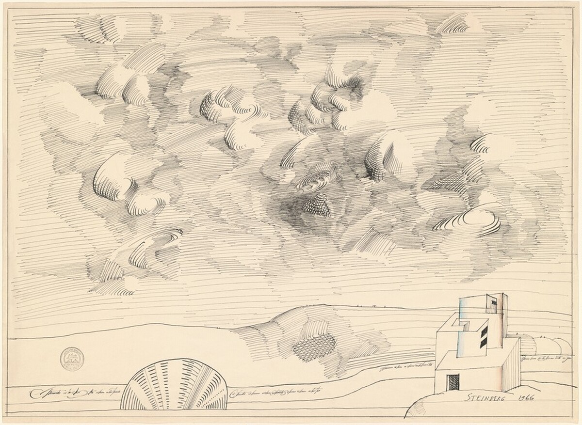 Bergamo by Saul Steinberg
