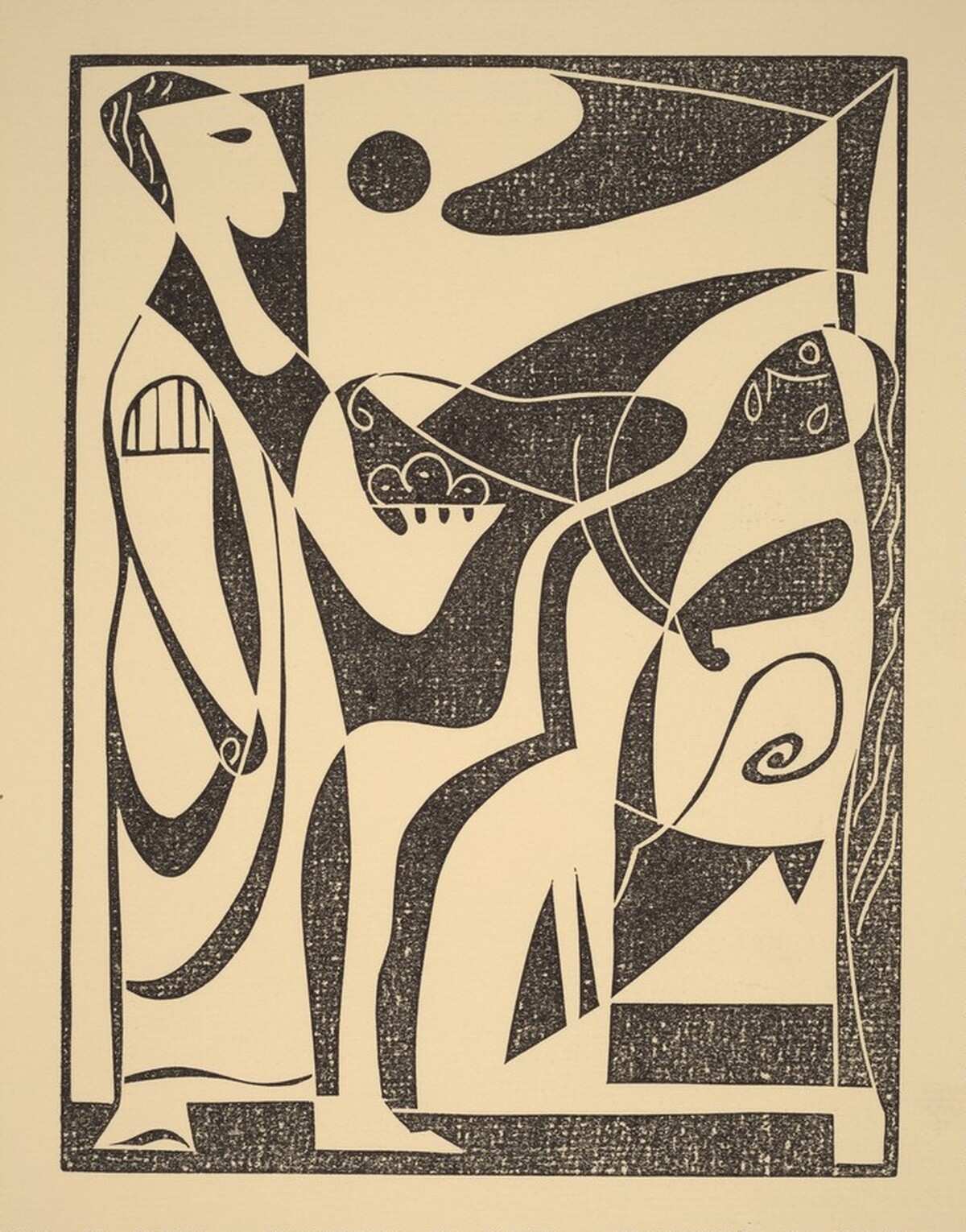 Two Figures by American 20th Century