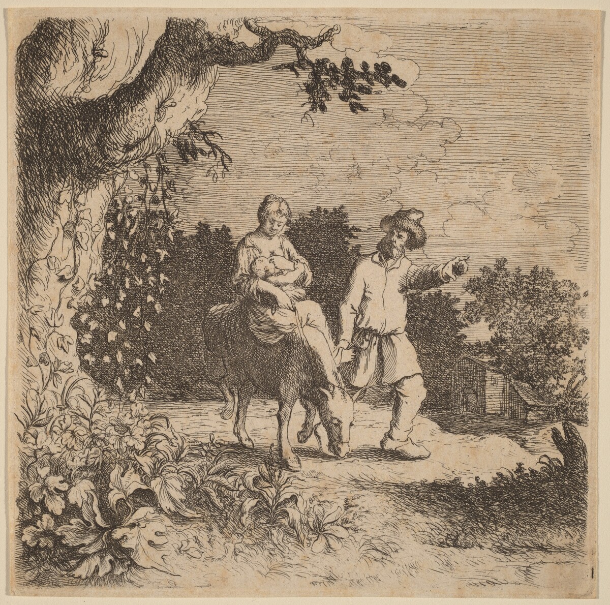 The Flight into Egypt by Willem Basse