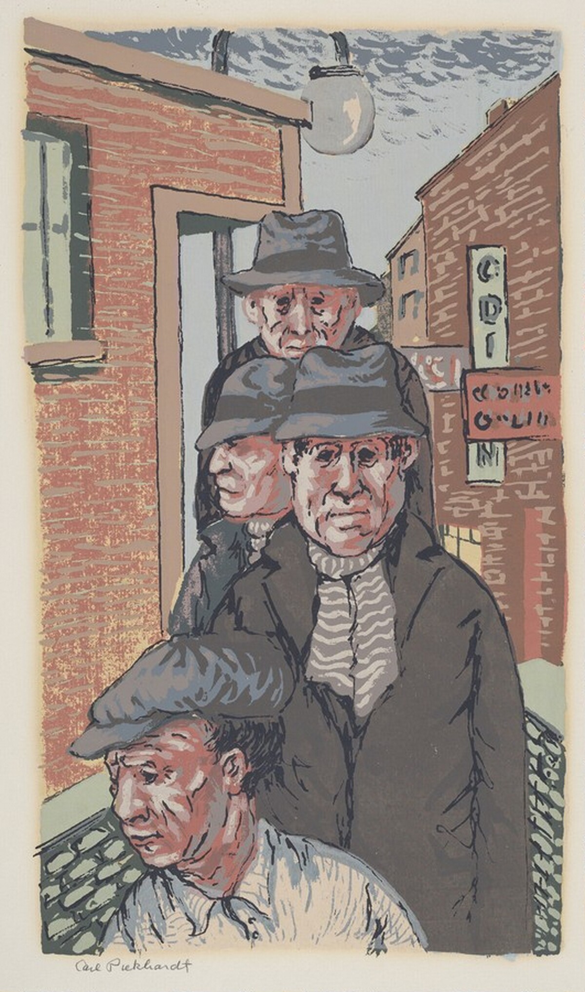 Street Scene by Carl Pickhardt