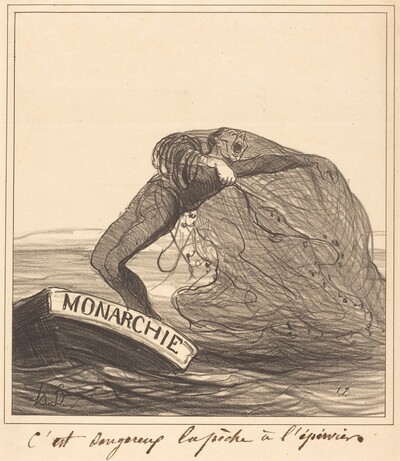 C'est dangereux, la pêche à l'épervier