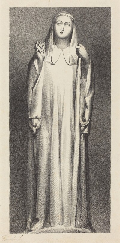 Figure from Peterborough Cathedral