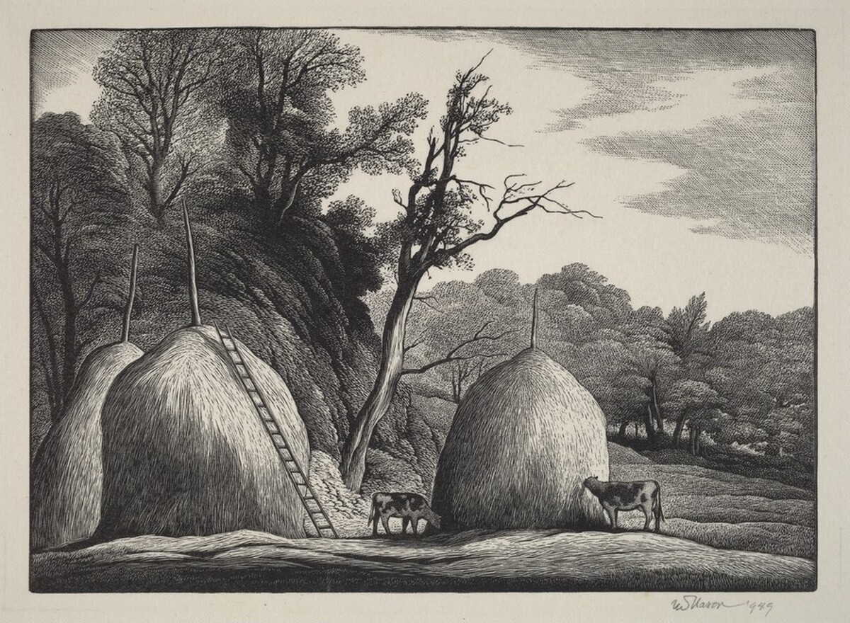 Haystacks by Thomas W. Nason