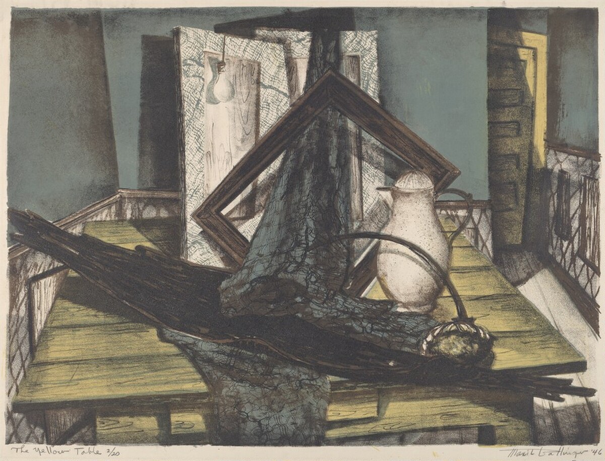 The Yellow Table by Maxil Ballinger