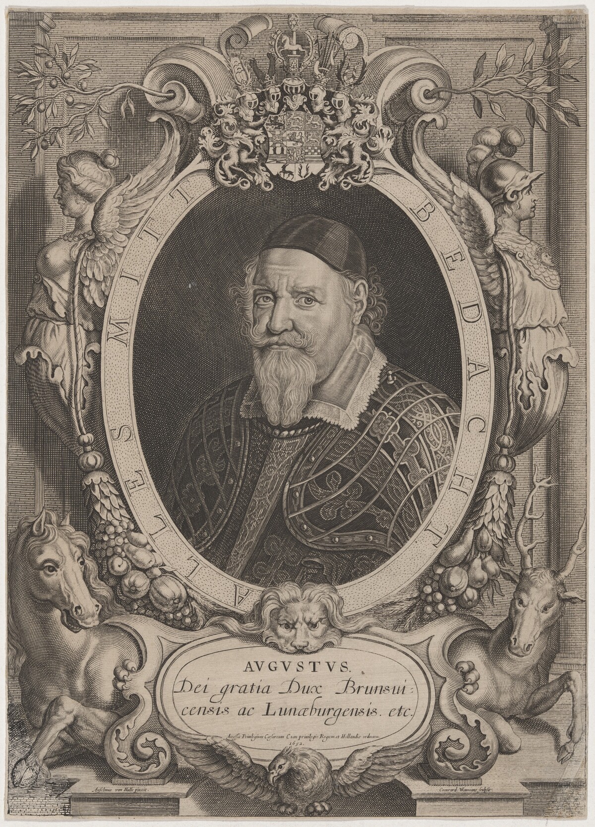 Augustus, Duke of Brunswick by Conrad Waumans after Anselmus von Hulle