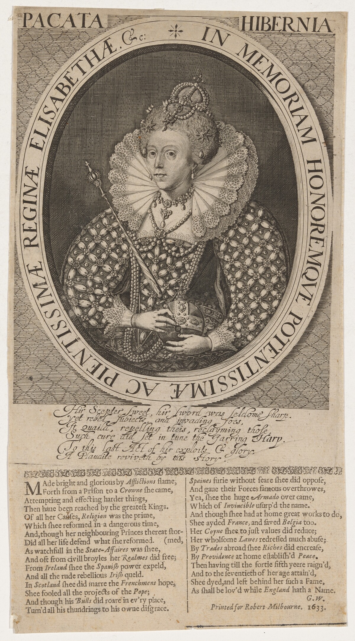 Queen Elizabeth by Attributed to Robert van Voerst