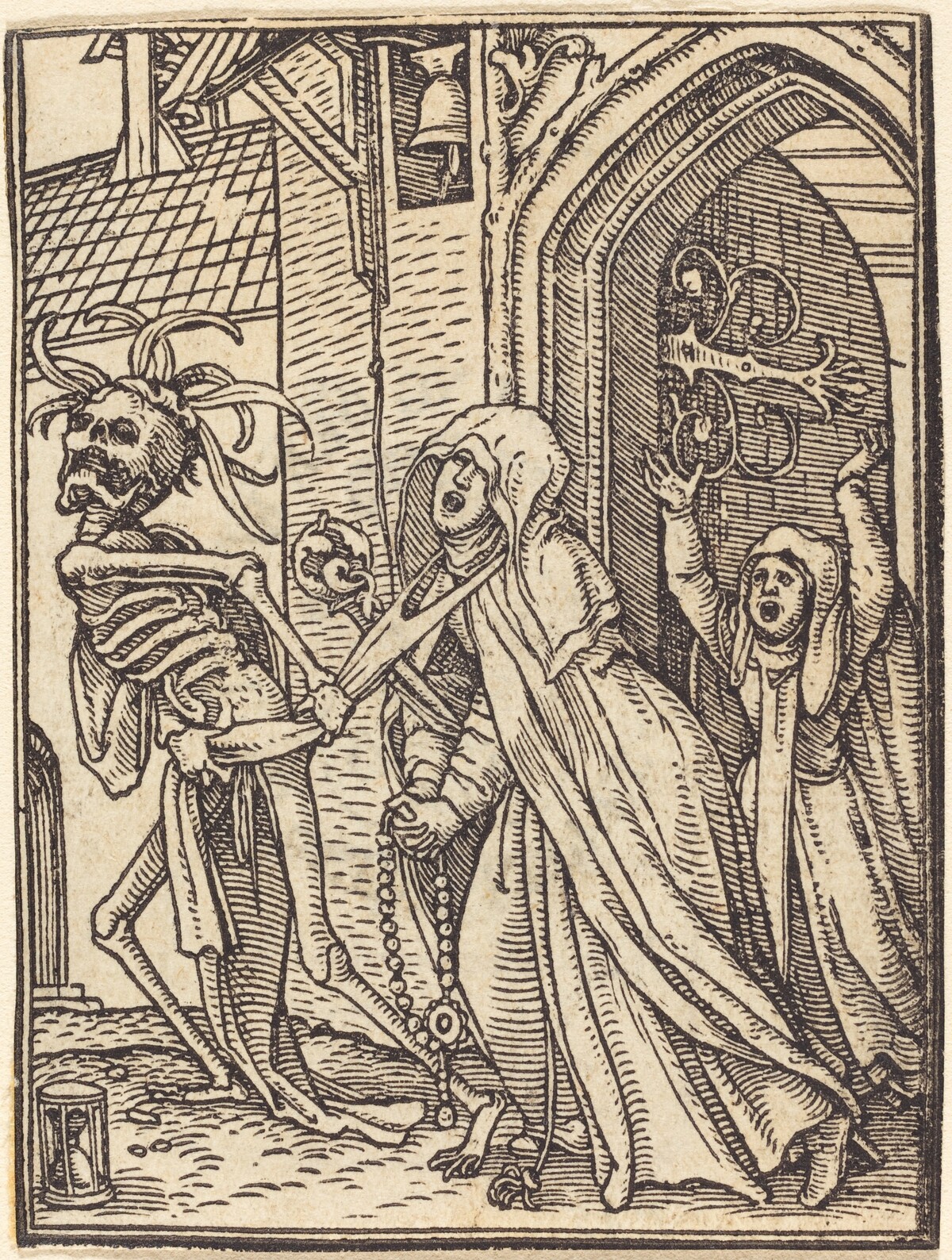 The Abbess by Hans Lützelburger after Hans Holbein the Younger