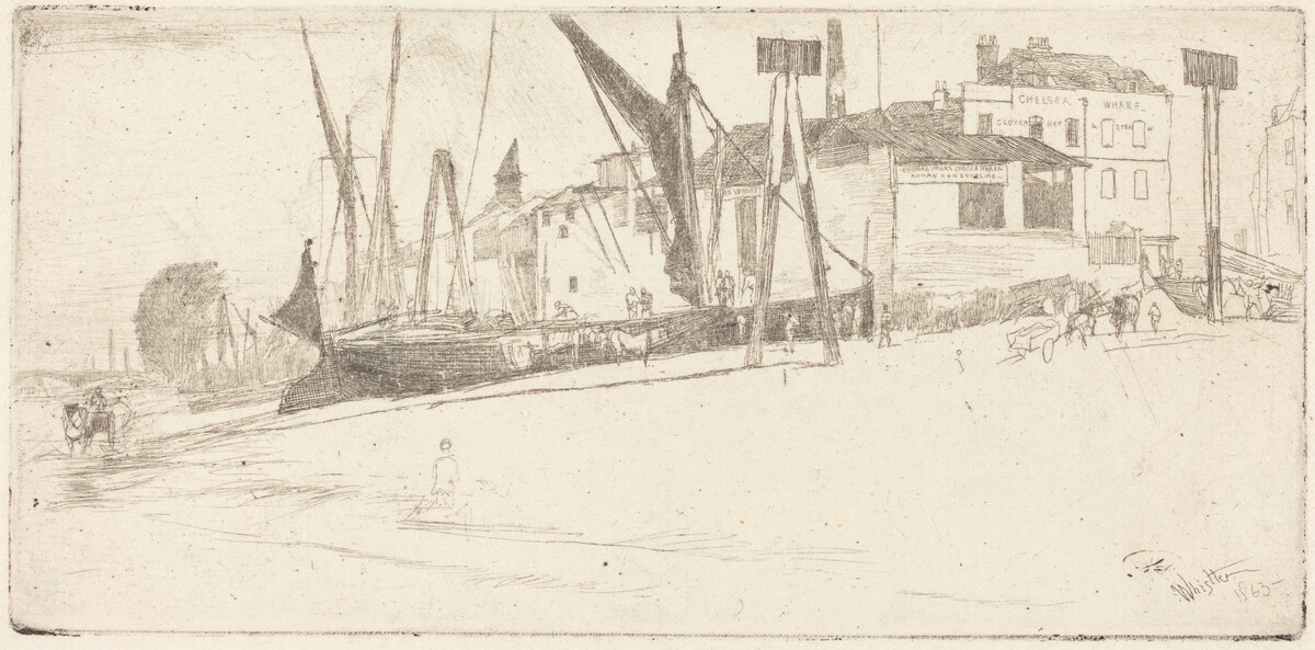 Chelsea Wharf by James McNeill Whistler