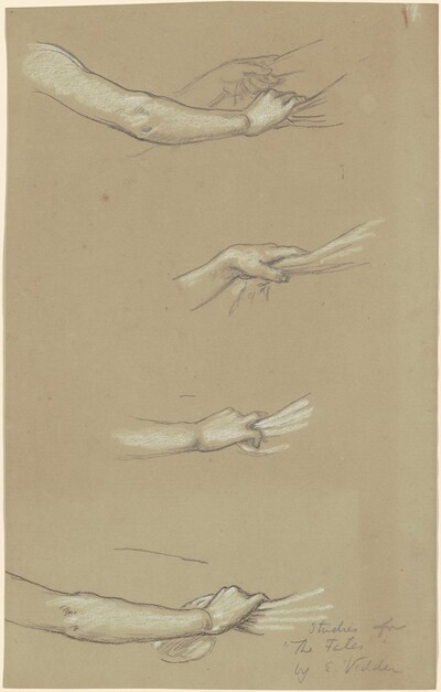 Study for "The Fates Gathering in the Stars"