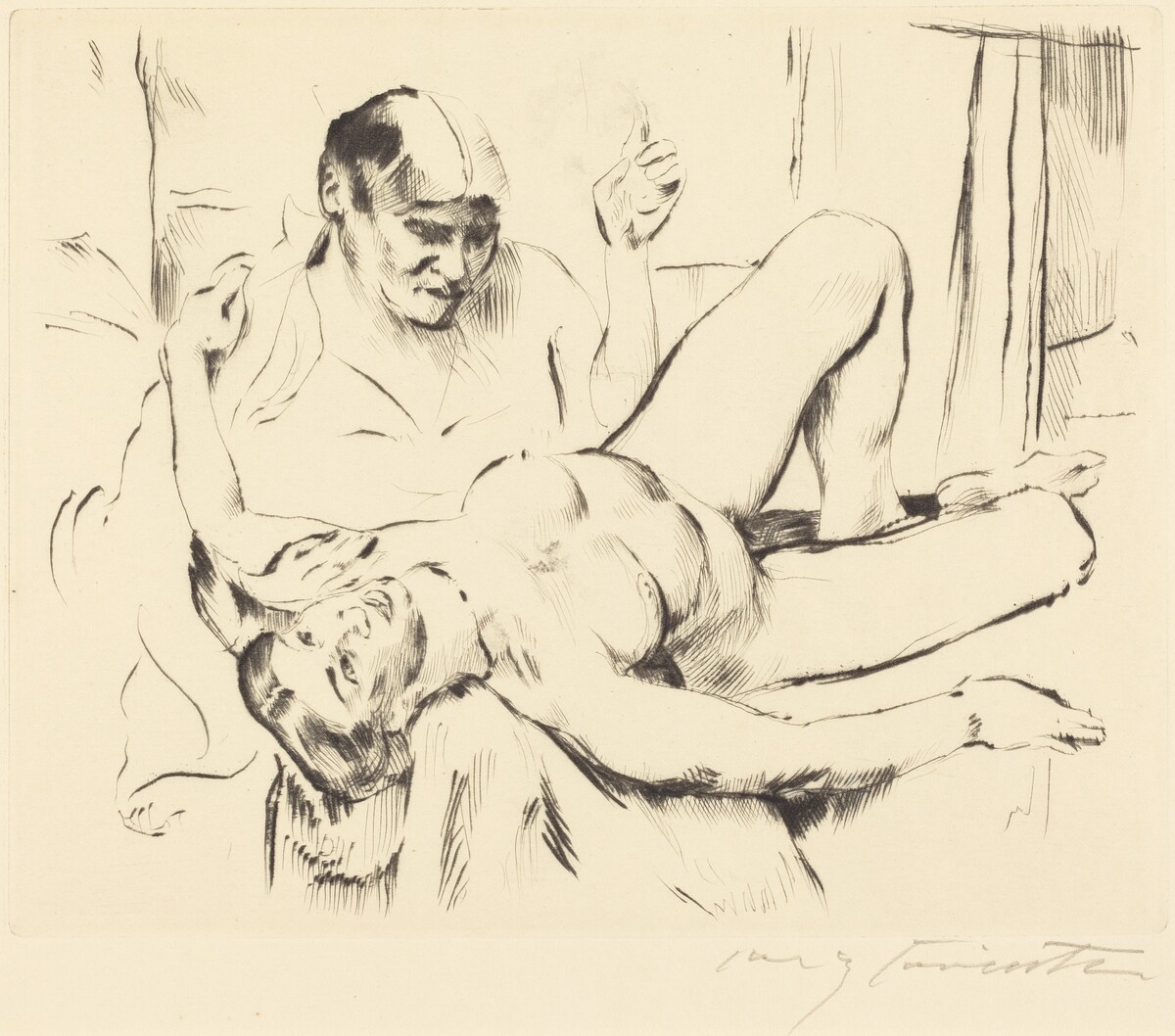 Weissagung (Prophecy) by Lovis Corinth