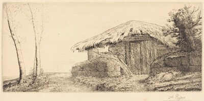 Shepherd's Hut on a Hillside  (Bergerie sur le coteau)