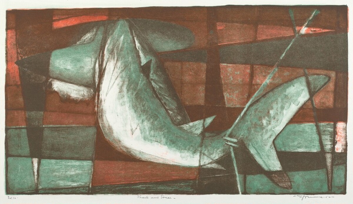 Shark and Sonar by Benton Murdoch Spruance