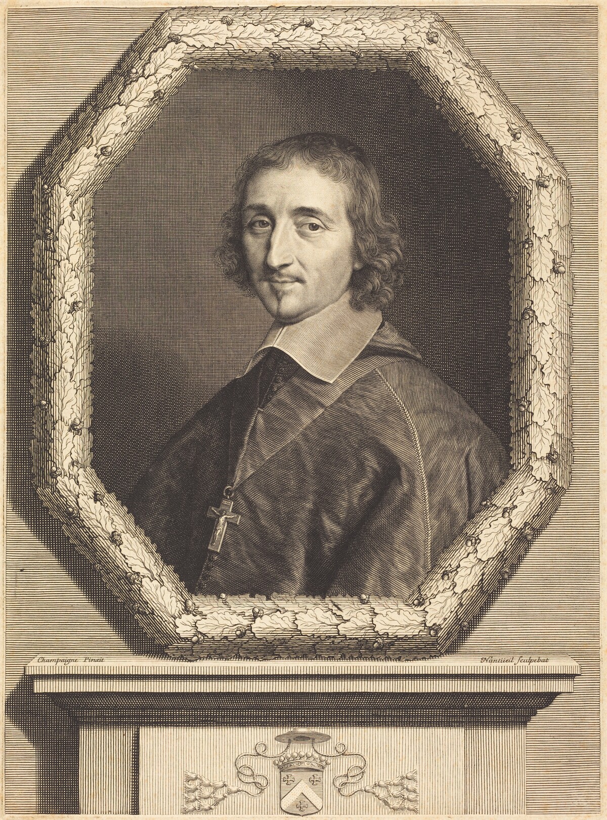 Ferdinand de Neufville by Robert Nanteuil after Philippe de Champaigne
