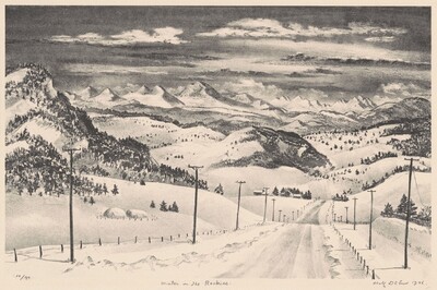 Winter in the Rockies