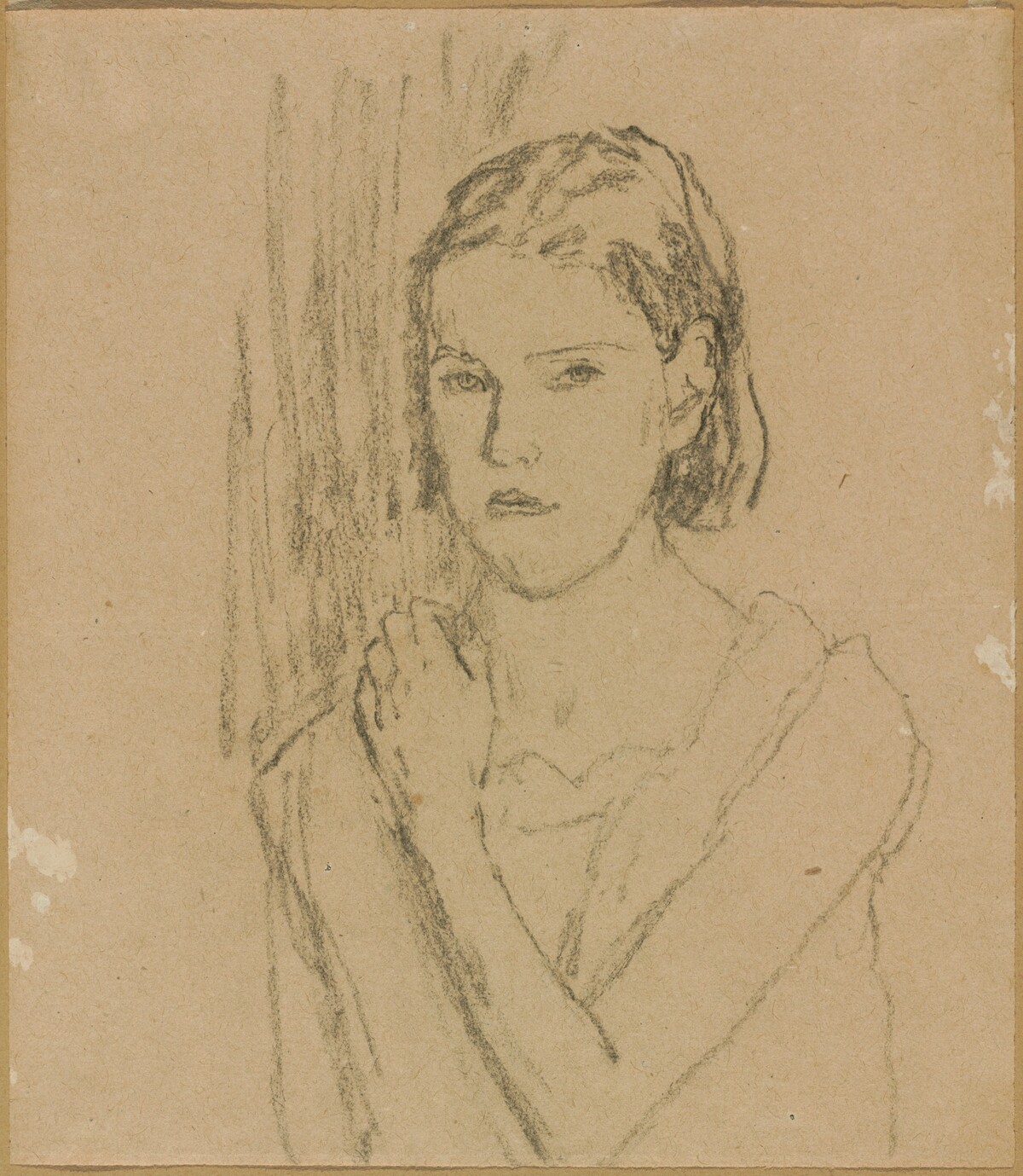 Jeune Fille (à la lampe) (Young Girl by Lamplight) by Gwen John