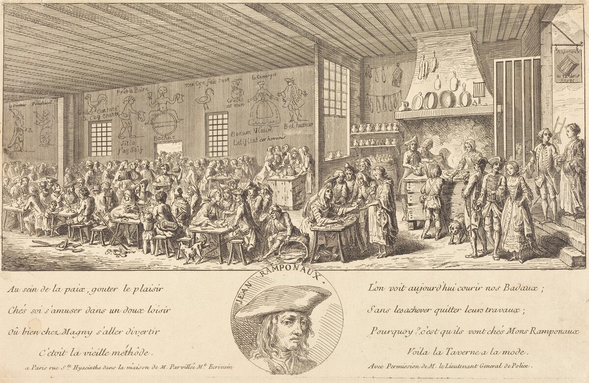 Cabaret of Ramponaux by French 18th Century (formerly attributed to Benoît-Louis Prévost)