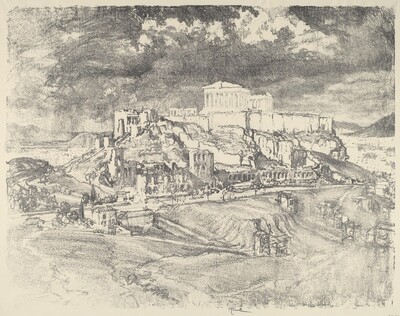 Storm behind the Acropolis