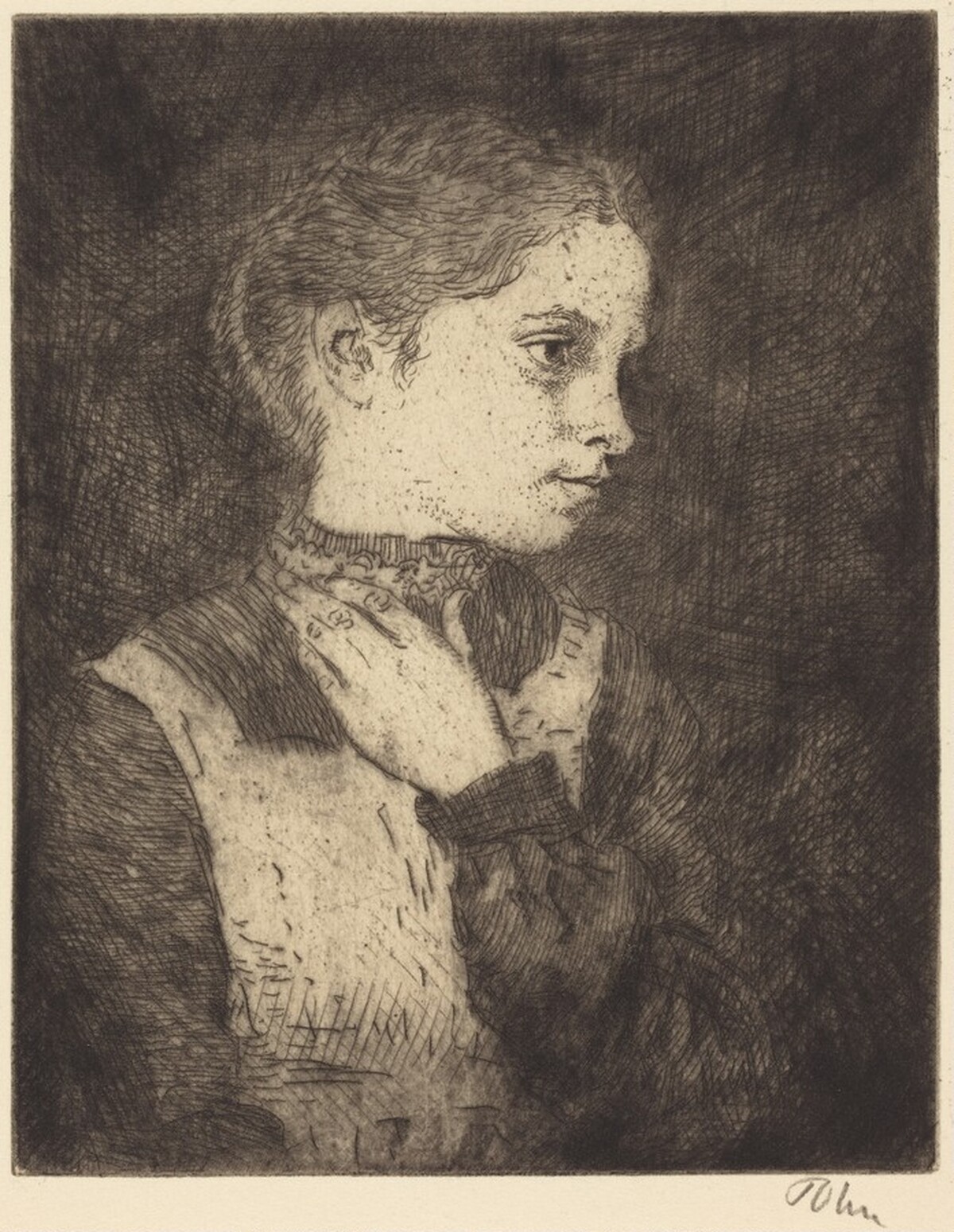 Maggie, A Village Child by Augustus John