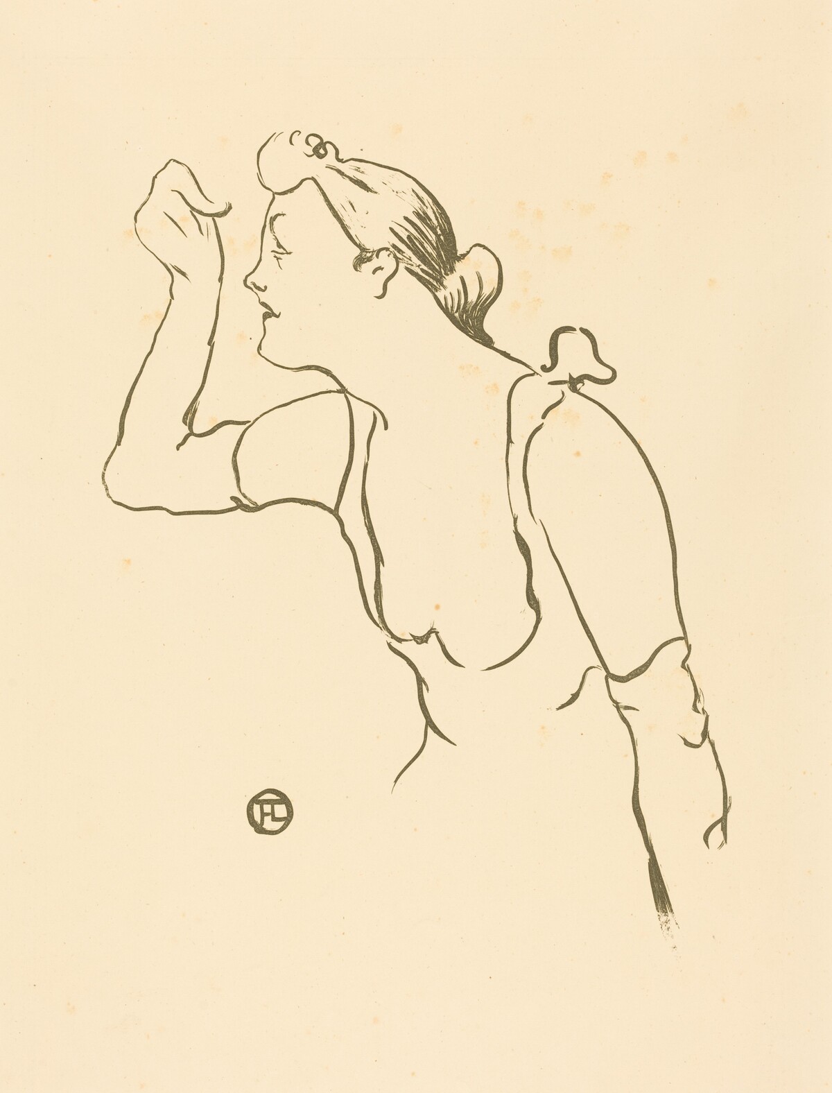 Paula Brébion by Henri de Toulouse-Lautrec