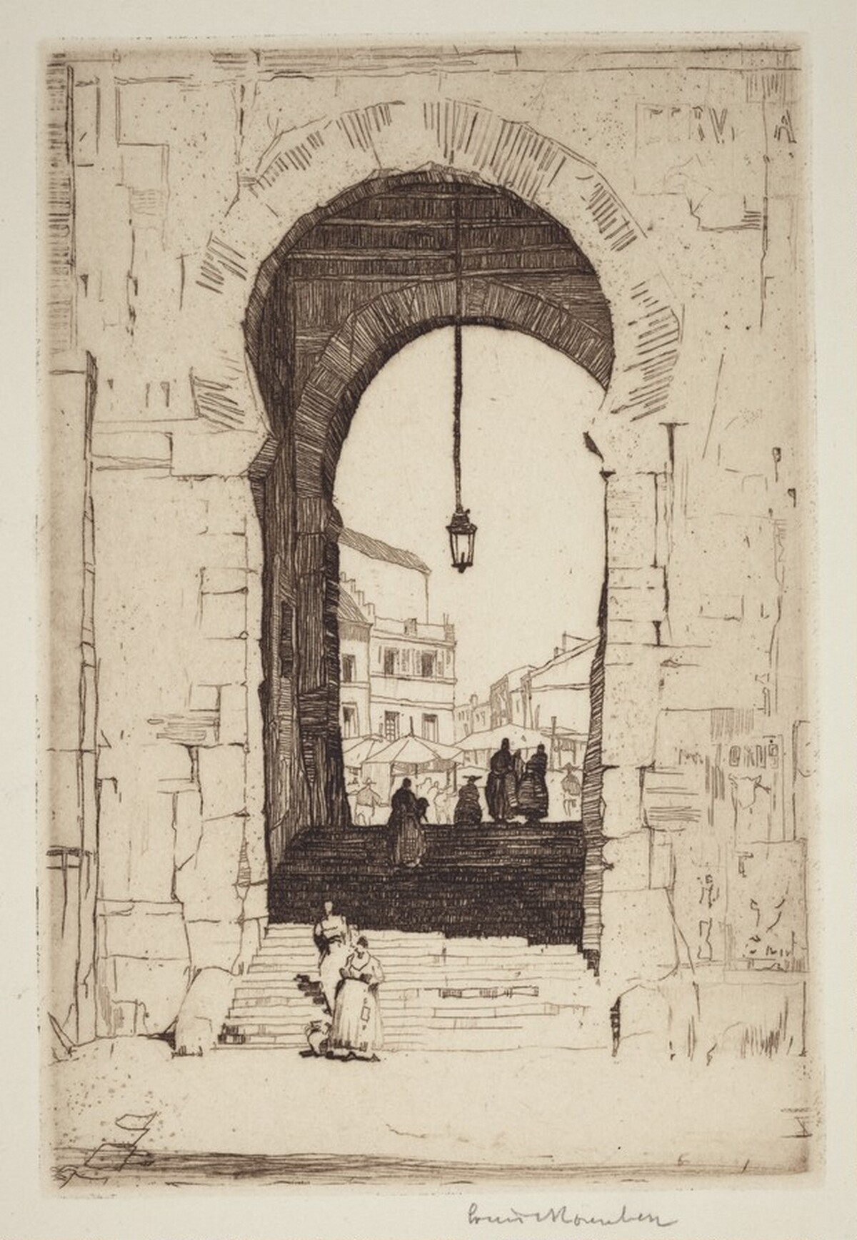 Moorish Archway, Toledo by Louis Conrad Rosenberg