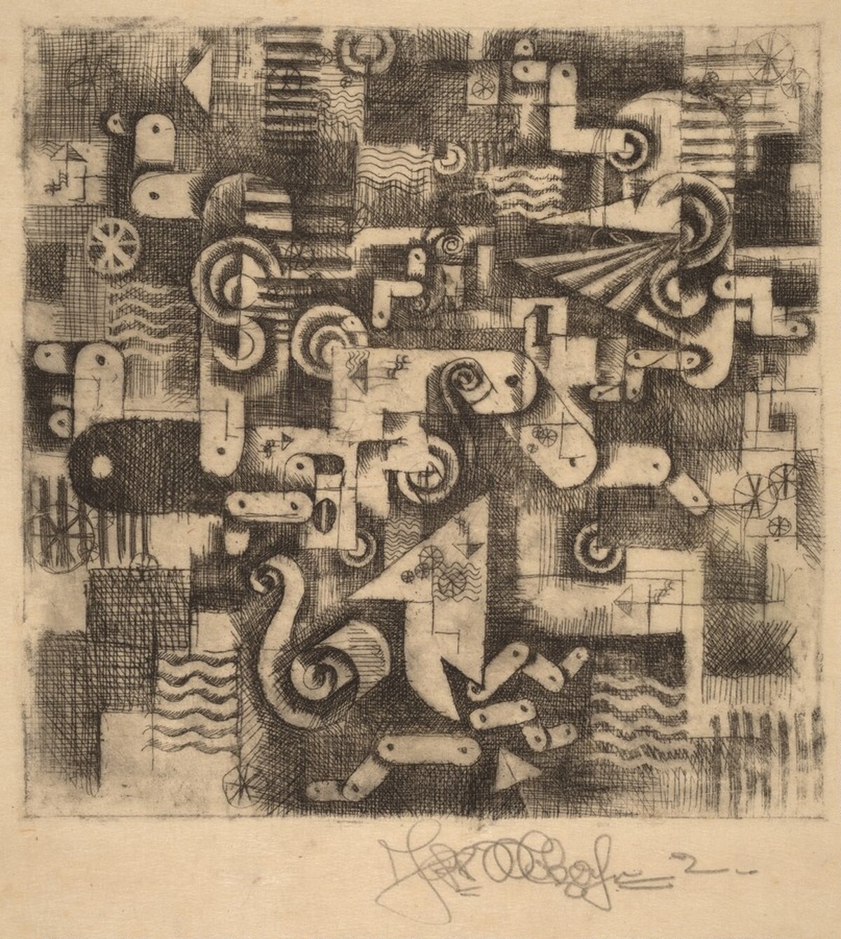Verwandlung by Johannes Molzahn