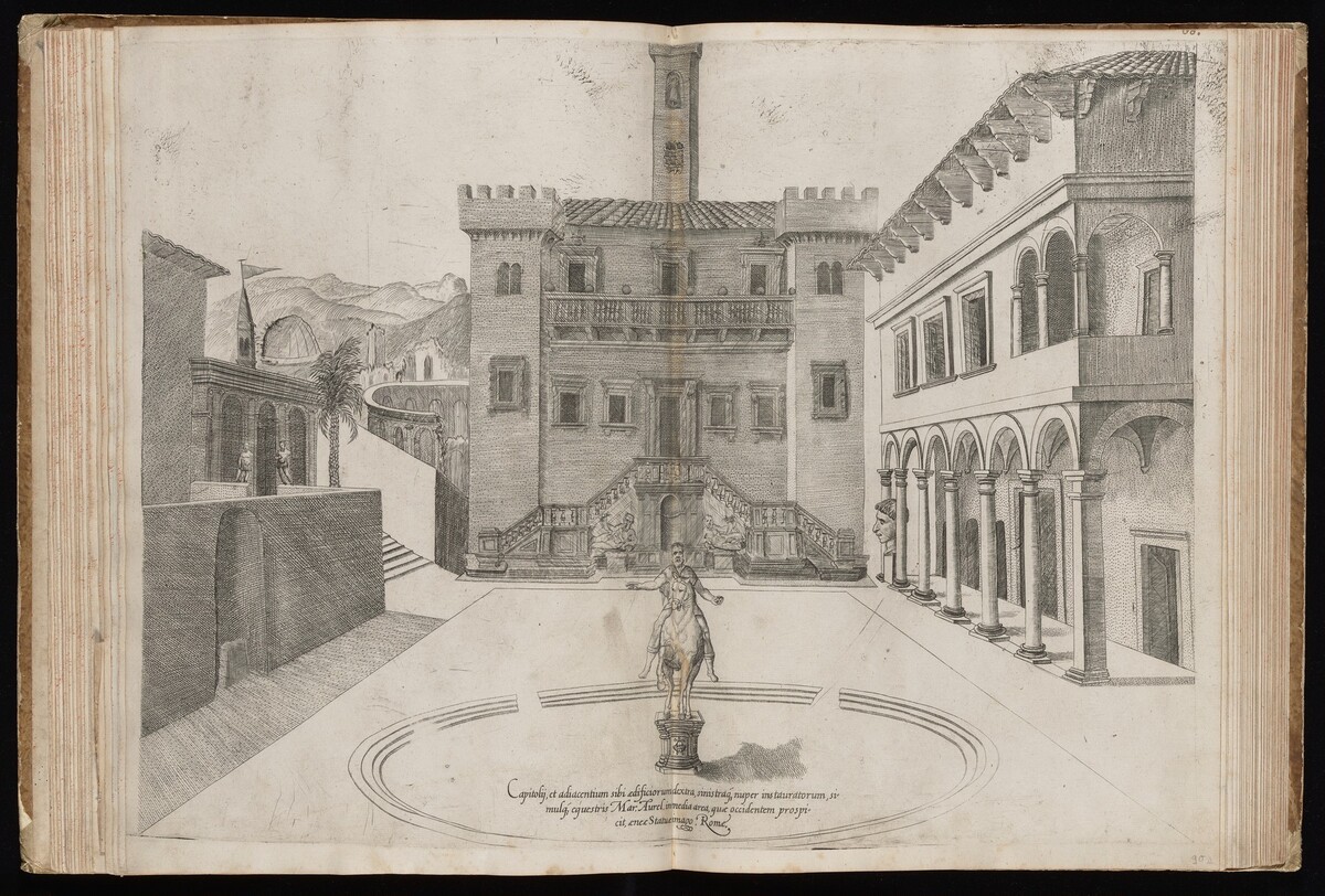 The Roman Capitol by Attributed to Nicolaus Beatrizet