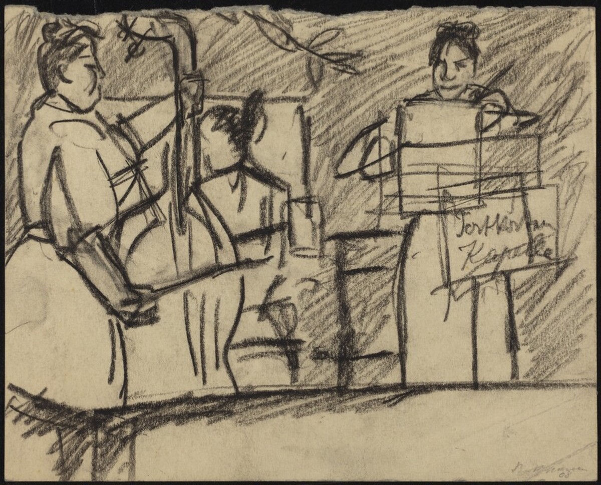 Women's Orchestra by Max Beckmann
