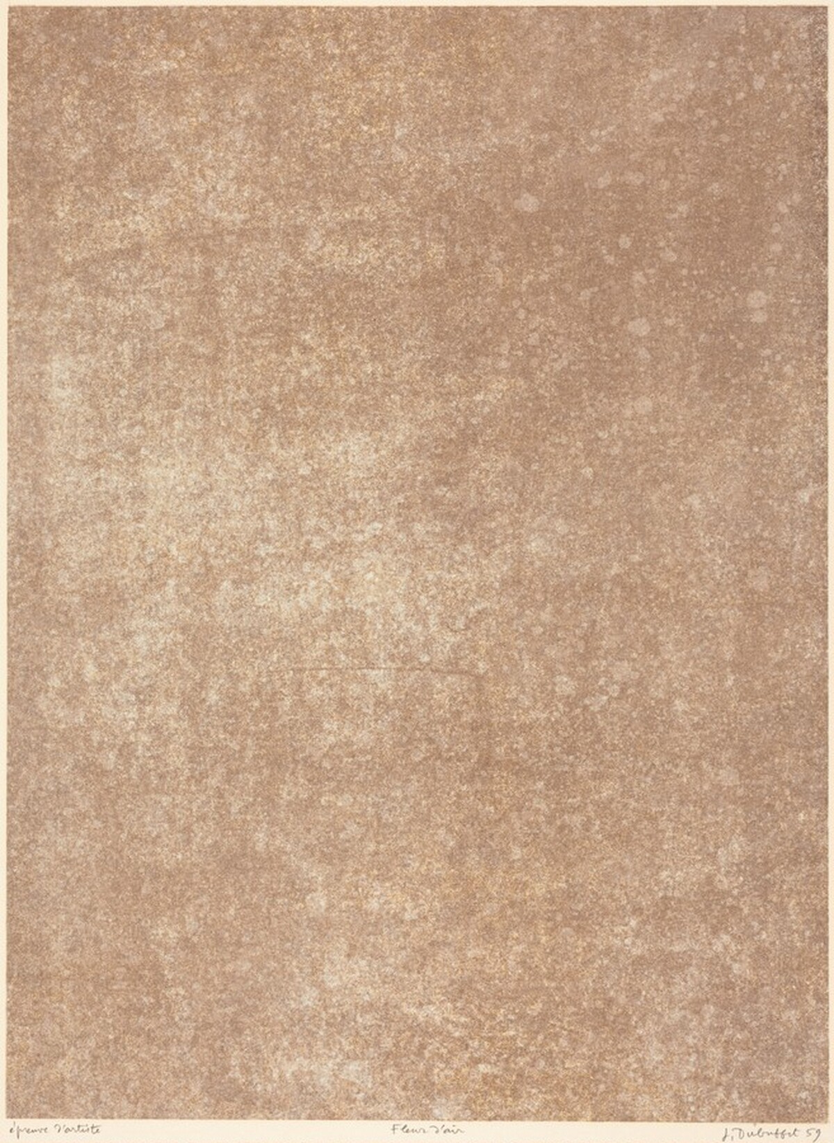 Fleur d'air by Jean Dubuffet