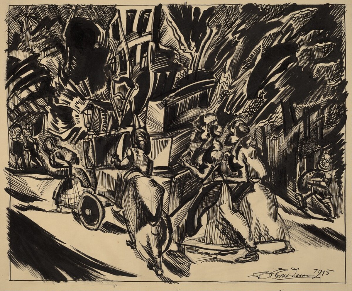 The Move by Ludwig Meidner