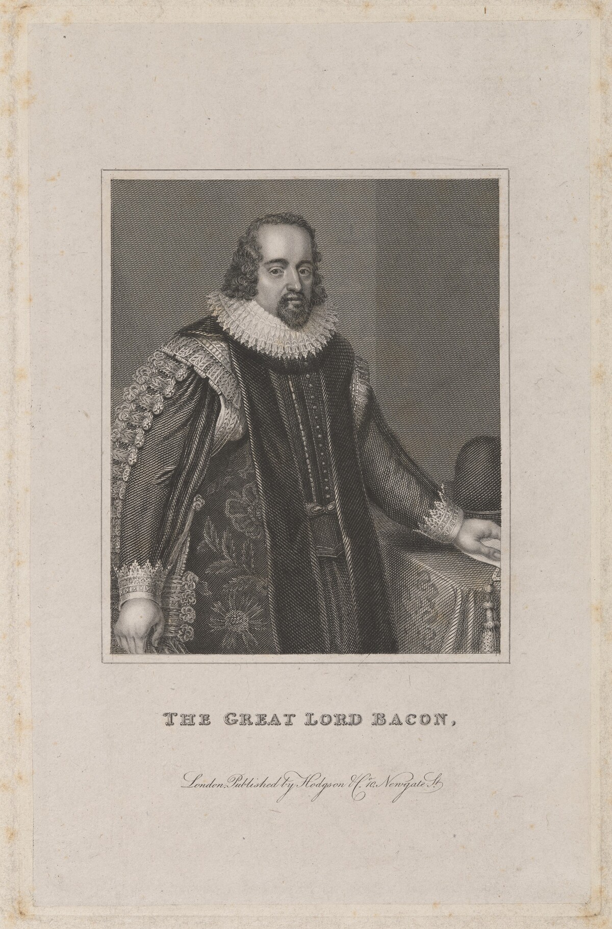 The Great Lord Bacon by after Paulus van Somer I