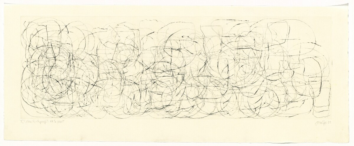 R2 1 (where R=Ryoanji) OK to print by John Cage