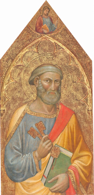 Saint Peter, with Saint James Major [left panel]