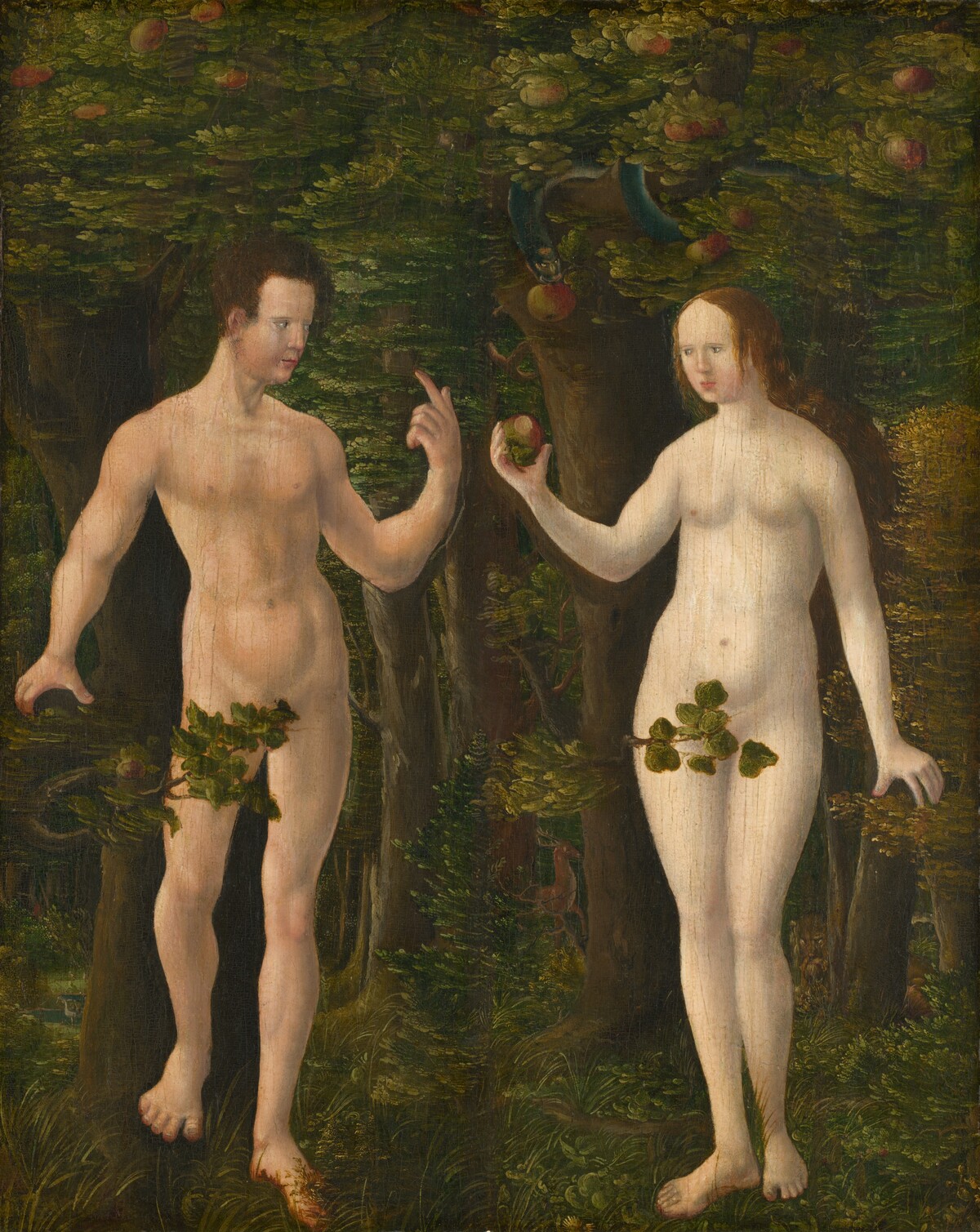 The Fall of Man [middle panel] by Workshop of Albrecht Altdorfer