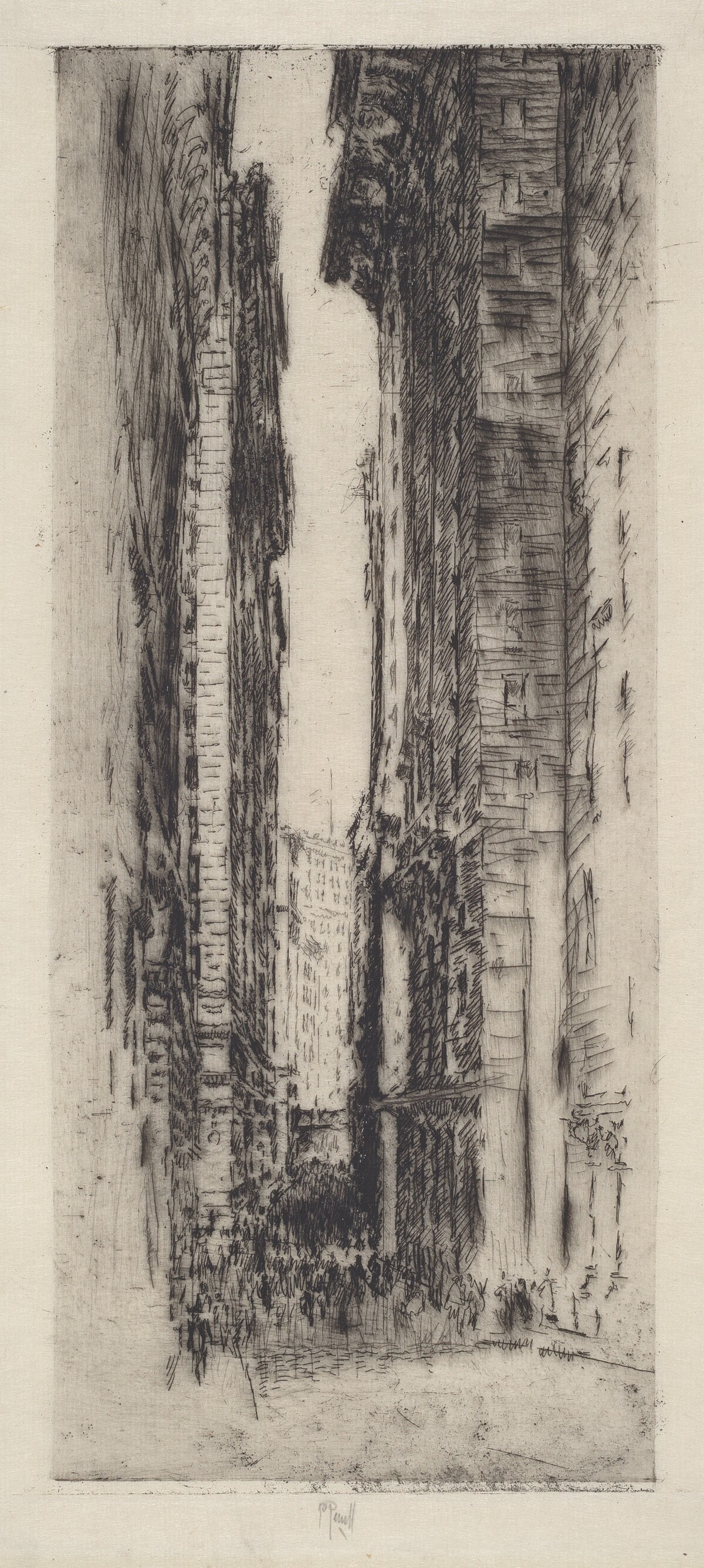 Canyon, No. III by Joseph Pennell