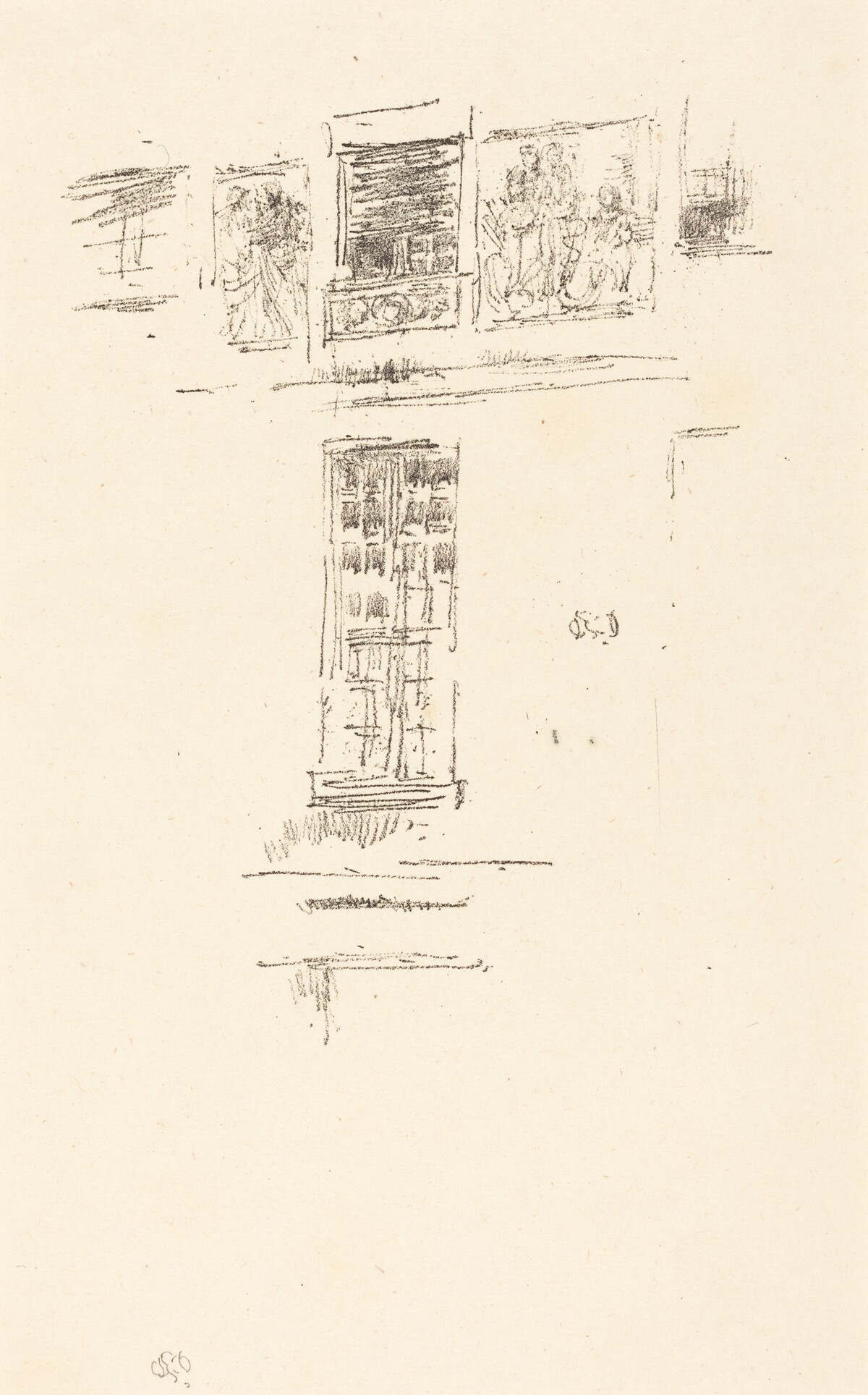 Hôtel Colbert, Windows by James McNeill Whistler